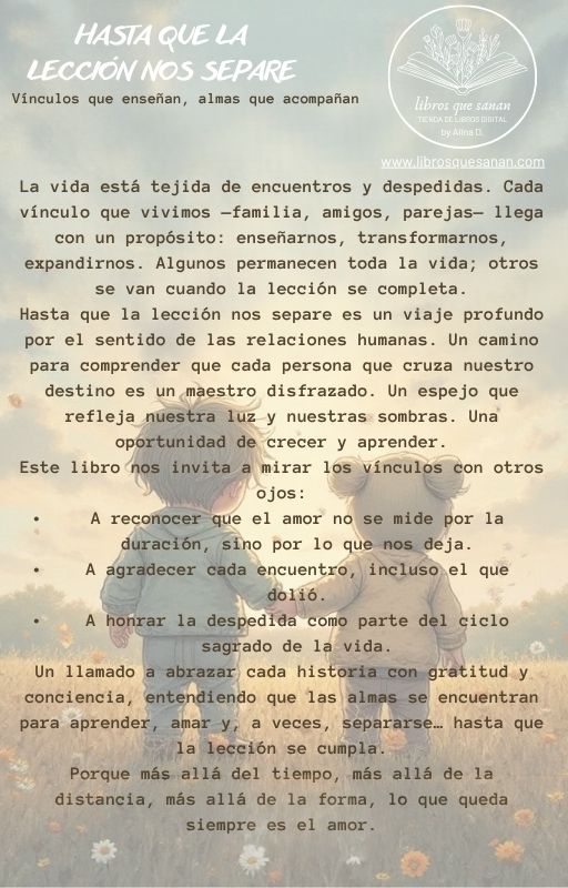 Hasta que la lección nos separe